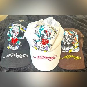 Ed Hardy vintage hats caps